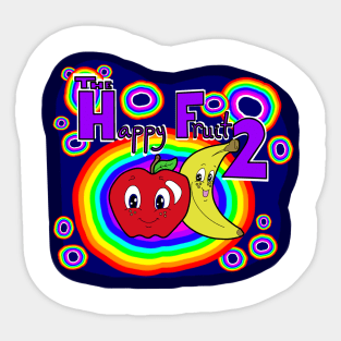 The Happy Fruit Rainbow Sticker